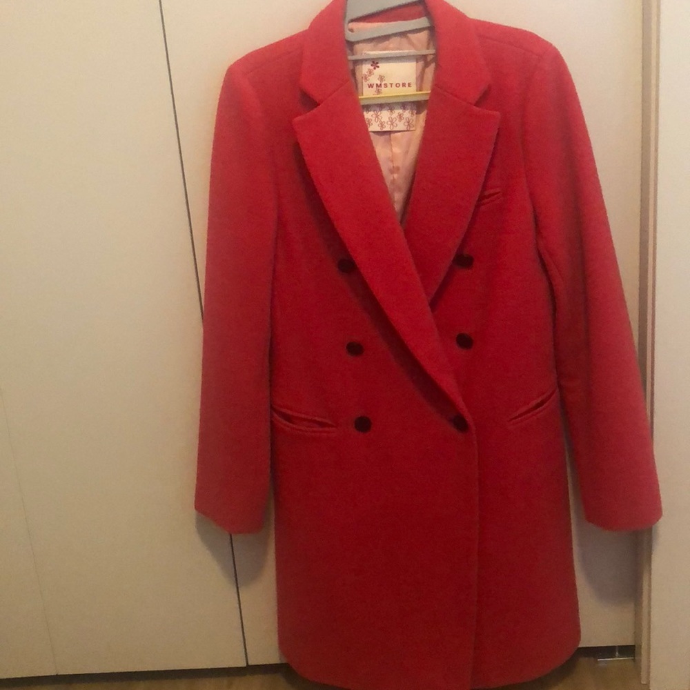 High quality red pinkish coat